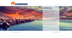 Desktop Screenshot of gomende.com